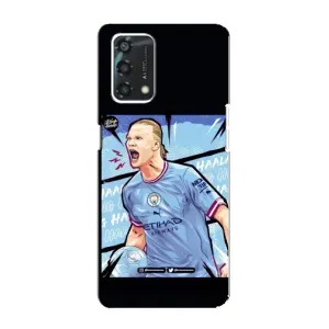 Чехлы с футболистом Ерлинг Холанд для Oppo A95 (AlphaPrint) (гол Эрлинг Холланд)