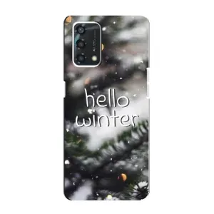 Новорічні, Святкові Чохли для Oppo A95 - 2024 год (Hello winter)