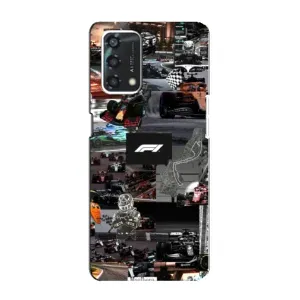 Чохол Формула1 на Oppo A95 (Гоночний колаж Ф1)