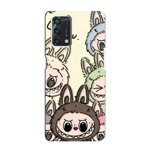 Чохол з Лабубу на Oppo A95 (Золота мавпа Bored Ape)