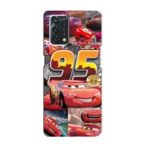 Силіконовий чохол Маквін для Oppo A95 (Колаж Блискавка Маквін)