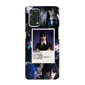 Чохли Венсдей на Oppo A95 Уенсдей (AlphaPrint) (колаж Венздей)