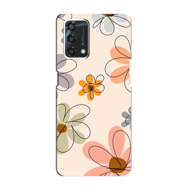 Чехол с принтом «Разноцветные цветы» для OPPO A95