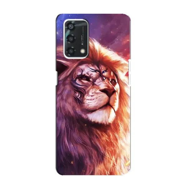 Чехол с принтом «Красочный Лев» для OPPO A95