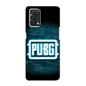 Чехол PUBG для Оппо А95 (AlphaPrint) (Лого PUBG)