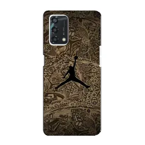 Чехлы для Oppo A95 - с картинкой JORDAN (AlphaPrint)