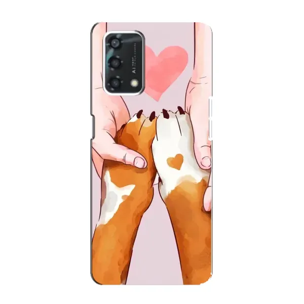 Чехол с принтом «Любовь к собакам» для OPPO A95