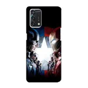 Чехлы с героями Марвел Oppo A95 (VPrint) (Марвел стайл)