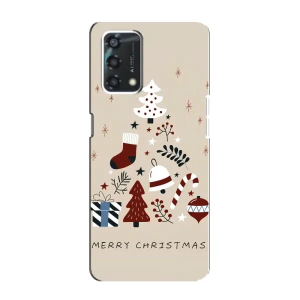 Чохол з принтом «Merry Christmas» для OPPO A95 Чохол з принтом «Merry Christmas» для OPPO A95