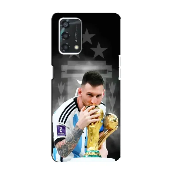 Чехол с принтом «Месси Чемпион» для OPPO A95