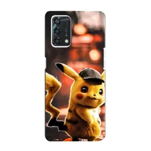 Чехол с Пикачу на Oppo A95 (Милый Пикачу)