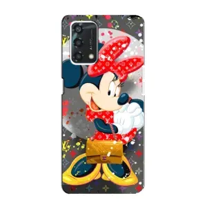 Чохол Disney Mouse Oppo A95 (PREMIUMPrint) (Minni з бантіком)