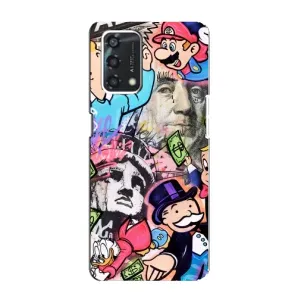 Чохли з крутими принтами для Oppo A95 - (PREMIUMPrint) (Monopoly man)