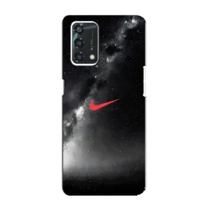 Чехол для Oppo A95 - с принтом Найк (AlphaPrint) (Найк красный)