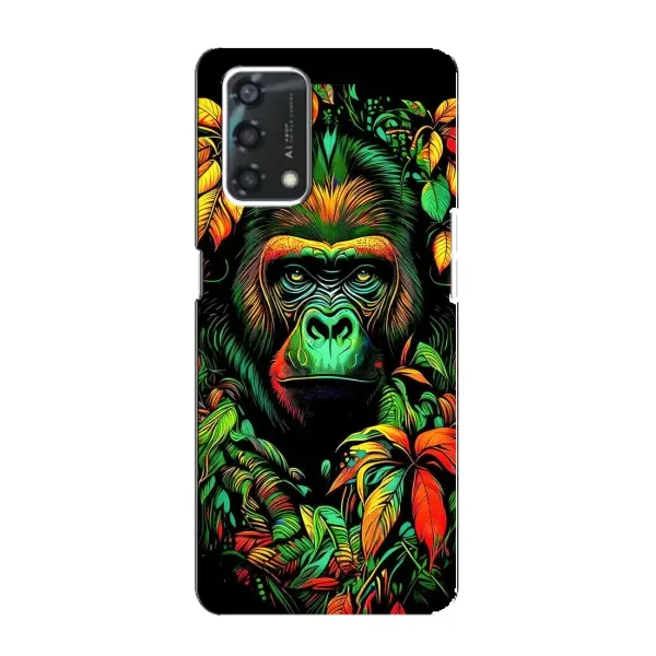 Чехол с принтом «Обезьяна в тропиках» для OPPO A95