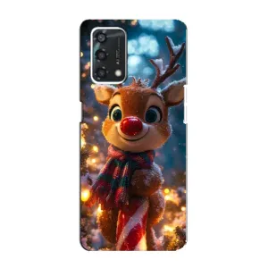 Чохол з принтом «Олень з шарфом» для OPPO A95