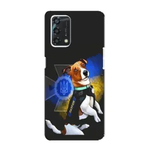 Чохли з картинкою собаки Патрон для Oppo A95 (AlphaPrint) (Патрон собачка)