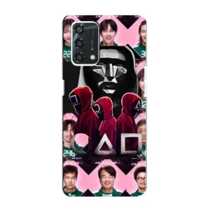 Чехол с принтом «Участники Игра кальмара» для OPPO A95