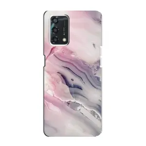Мраморный чехол на Oppo A95 (VPrint) (Пурпурный Мрамор)
