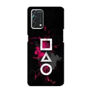 Чехол с принтом «Символы Игра кальмара» для OPPO A95