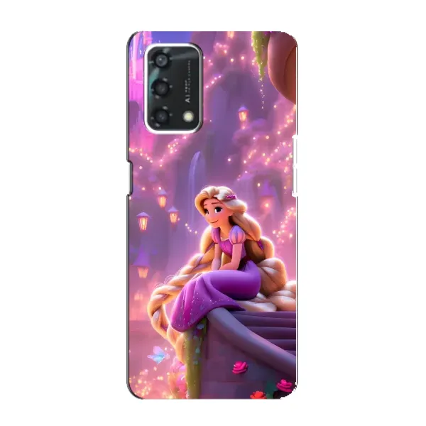 Чохол з принтом «Рапунцель у замку» для OPPO A95
