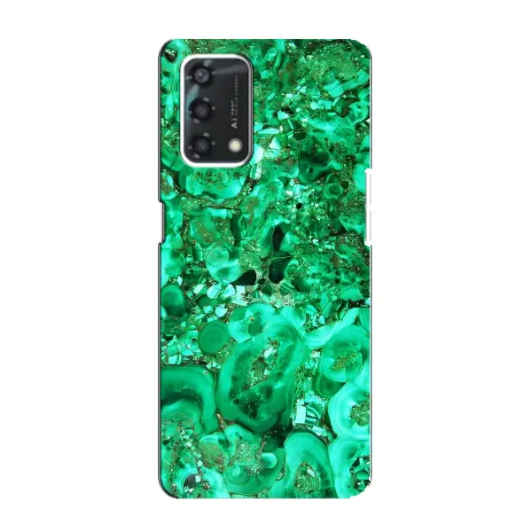 Чехол с принтом «Салатный Мрамор» для OPPO A95