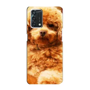Чехлы с собаками для Oppo A95 (VPrint) (Щенок Бишон)