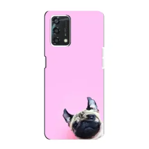 Чехлы с собаками для Oppo A95 (VPrint) (Смешная собака)