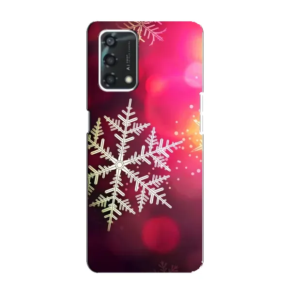 Чехол с принтом «Снежинка» для OPPO A95 Чехол с принтом «Снежинка» для OPPO A95