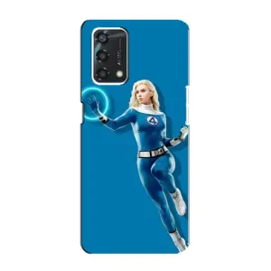 Чохол з принтом Фантастична четвірка для Oppo A95 (Сью Сторм політ)