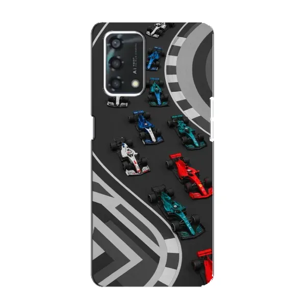 Чехол с принтом «Трасса Ф1» для OPPO A95