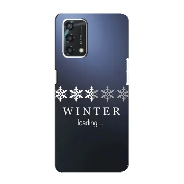 Чохол з принтом «Winter loading» для OPPO A95 Чохол з принтом «Winter loading» для OPPO A95