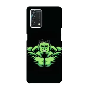Чехлы с героями Марвел Oppo A95 (VPrint) (Зелёный Халк)