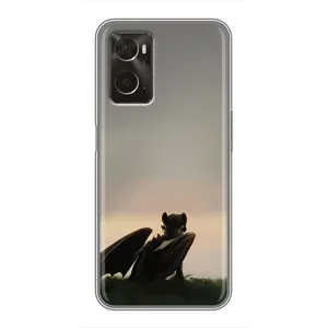 Чехол как приручить дракона на Oppo A96 (Беззубик)
