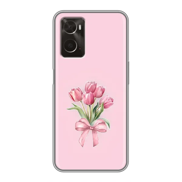 Чехол с принтом «Букет цветов» для OPPO A96