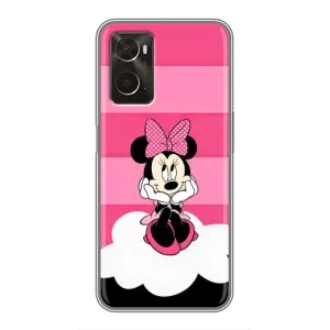 Эксклюзивный чехол для Oppo A96 (AlphaPrint - Мультяшные) (Девочка Maus)