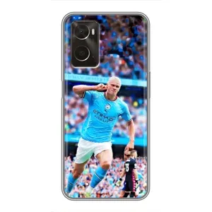 Чехлы с футболистом Ерлинг Холанд для Oppo A96 (AlphaPrint) (фанаты Холанда)