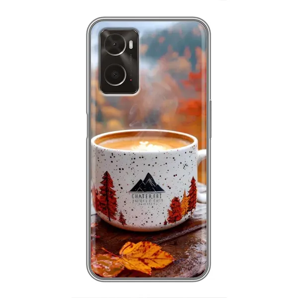 Чехол с принтом «Кофе на природе» для OPPO A96