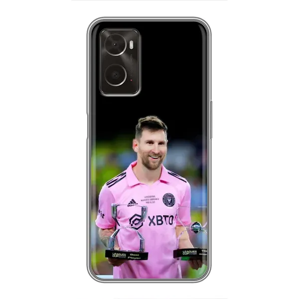 Чехол с принтом «Кубки Месси» для OPPO A96