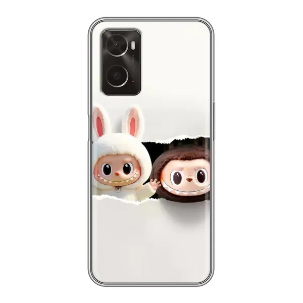 Чехол с принтом «Лабубу» для OPPO A96
