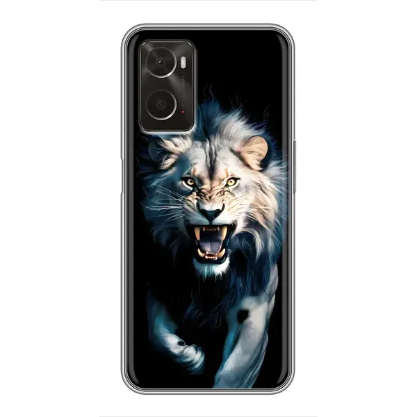 Чехол с принтом «Лев в темноте» для OPPO A96