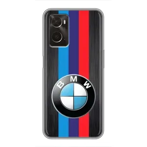 Чехол для Оппо А96 - с принтом БМВ (AlphaPrint) (Лого BMW)