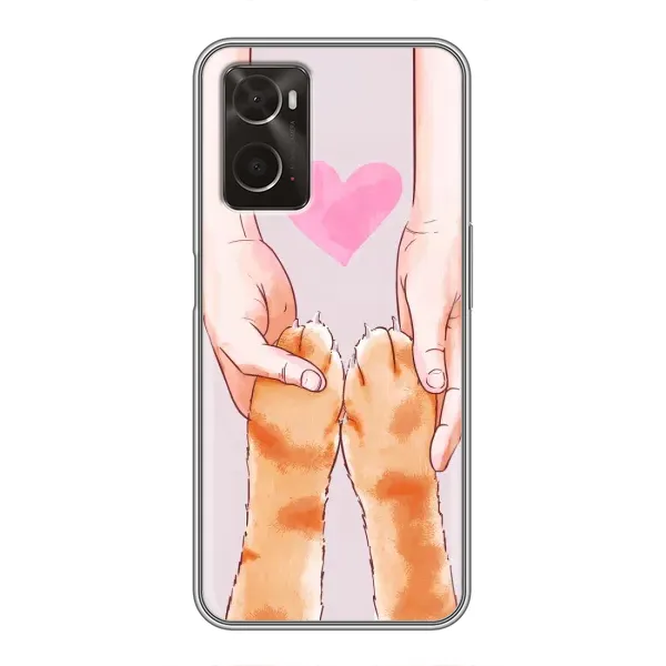 Чехол с принтом «Любовь к котикам» для OPPO A96 Чехол с принтом «Любовь к котикам» для OPPO A96