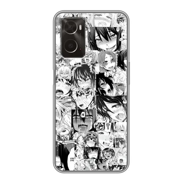 Чехол с принтом «Ahegao manga» для OPPO A96