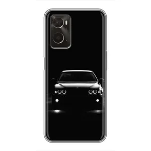 Чехол для Оппо А96 - с принтом БМВ (AlphaPrint) (Машина BMW)