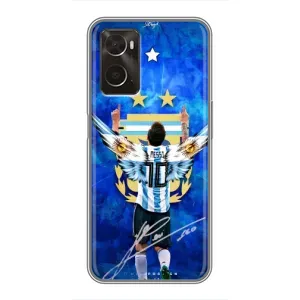 Чехлы для Oppo A96 (Leo чемпион) (AlphaPrint) (Месси сборная)
