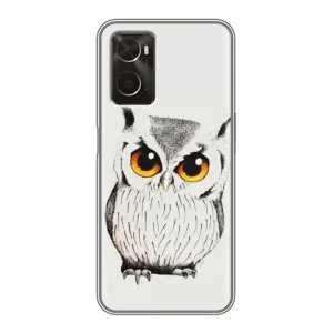Чехол с птицами на Oppo A96 (VPrint) (Милая Сова)