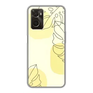 Силиконовый чехол с принтом в цветах на Oppo A96