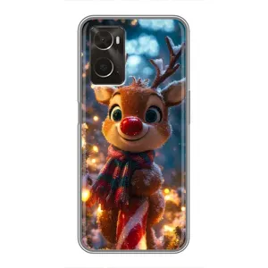 Чехол с принтом «Олень с шарфом» для OPPO A96