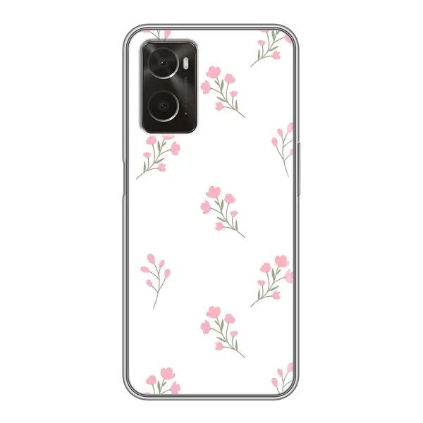 Чехол с принтом «Розовые цветы» для OPPO A96